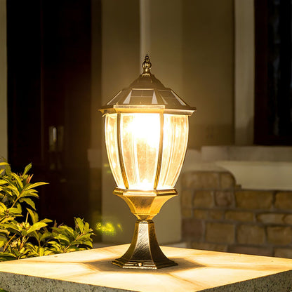 Solar LED Pier Mount Outdoor Light Classic Style | Navexa