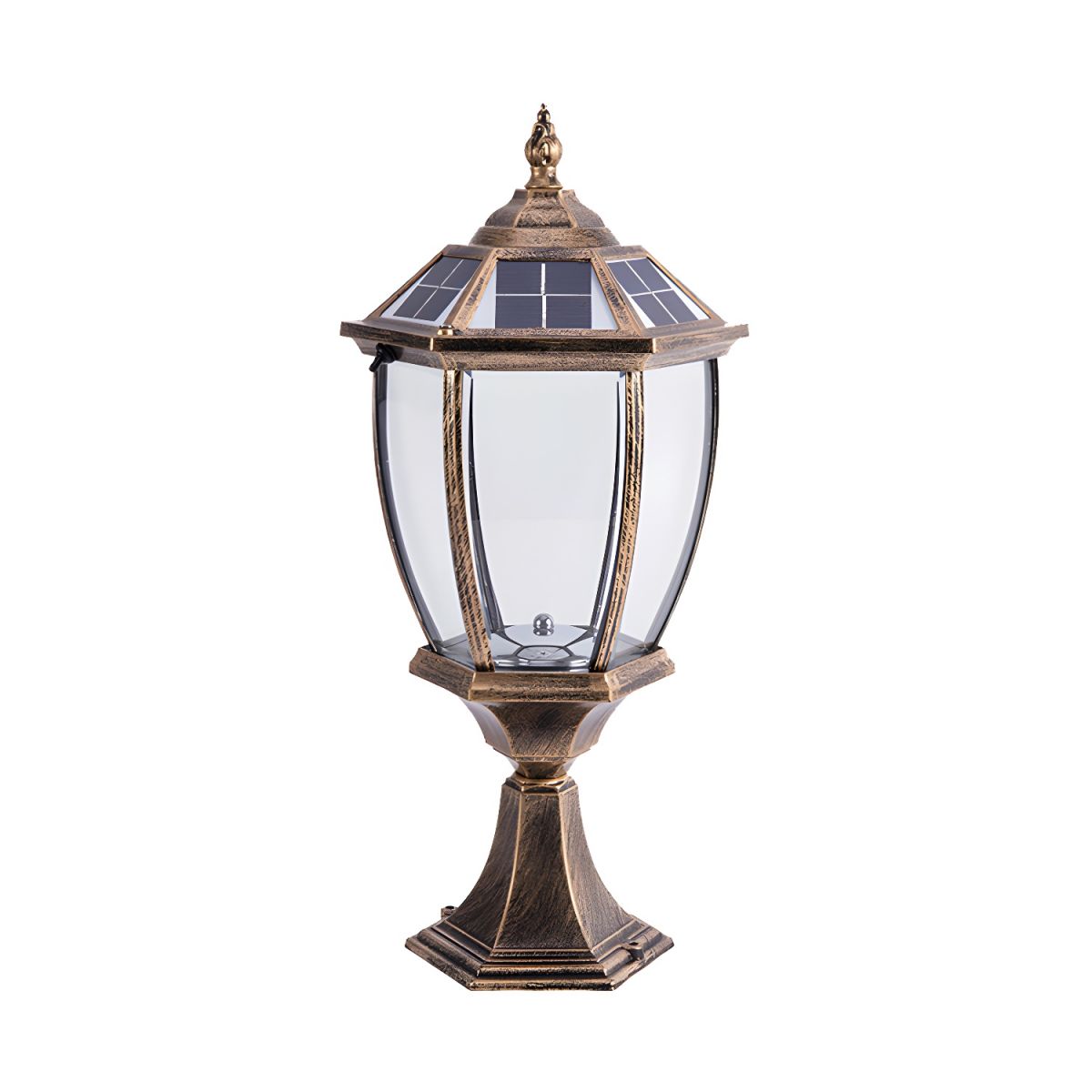 Solar LED Pier Mount Outdoor Light Classic Style | Navexa