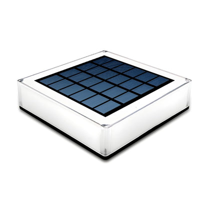 Solar LED Square Garden and Patio Pillar Light | Solvara
