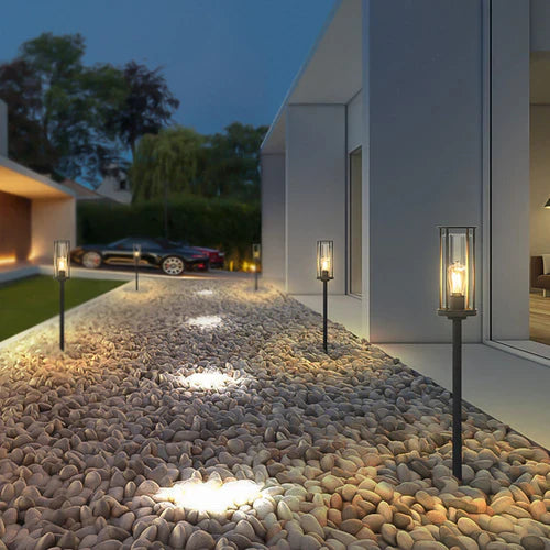 Solar Metal Garden Path Light for Outdoor Use | Glintora