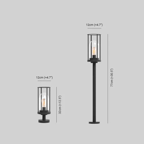 Solar Metal Garden Path Light for Outdoor Use | Glintora