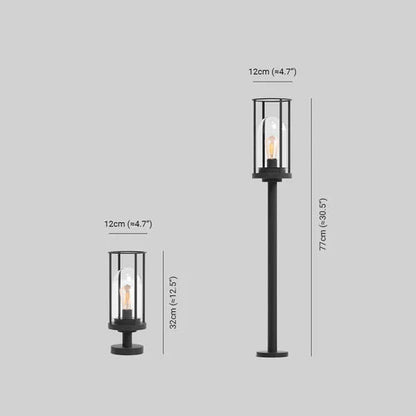 Solar Metal Garden Path Light for Outdoor Use | Glintora
