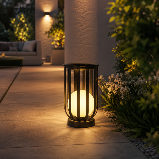 Solar Metal Garden Path Light for Outdoor Use | Glintora
