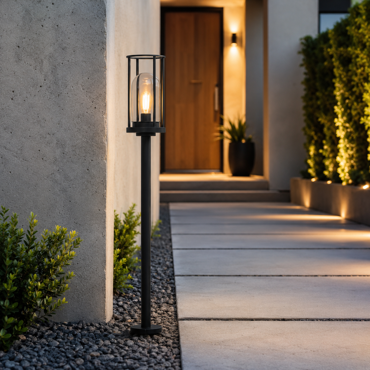 Solar Metal Garden Path Light for Outdoor Use | Glintora