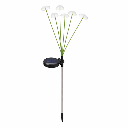 Solar Mushroom Garden Ground LED Outdoor Light | Solriva