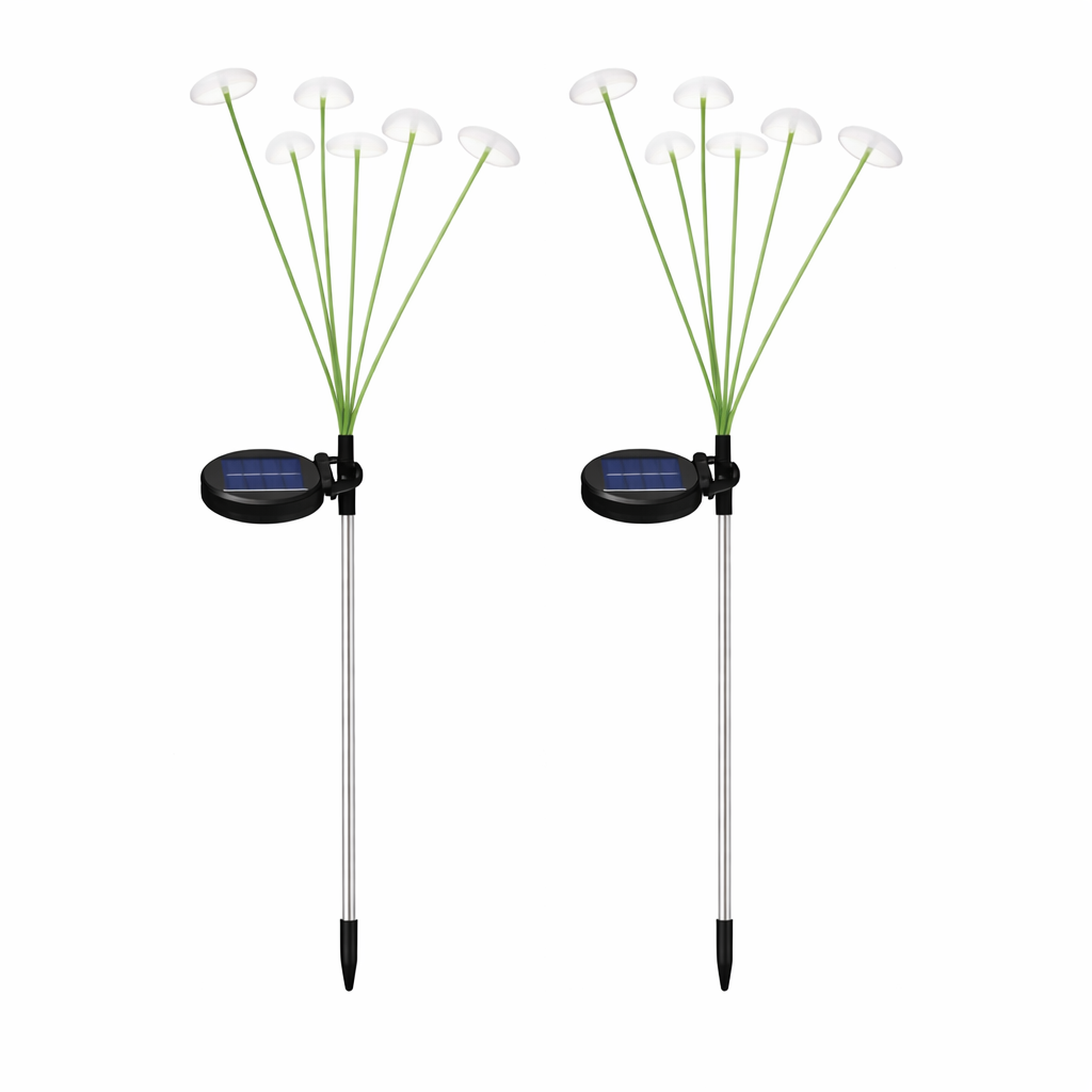 Solar Mushroom Garden Ground LED Outdoor Light | Solriva
