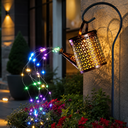 Solar Outdoor Garden Light with LED Starry Glow | Lumivio
