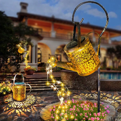 Solar Outdoor Garden Light with LED Starry Glow | Lumivio