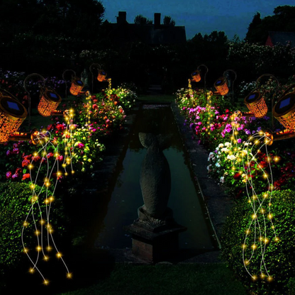 Solar Outdoor Garden Light with LED Starry Glow | Lumivio