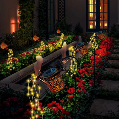 Solar Outdoor Garden Light with LED Starry Glow | Lumivio