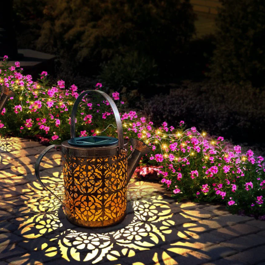Solar Outdoor Garden Light with LED Starry Glow | Lumivio