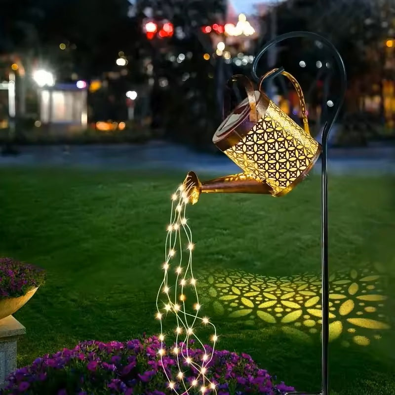 Solar Outdoor Garden Light with LED Starry Glow | Lumivio