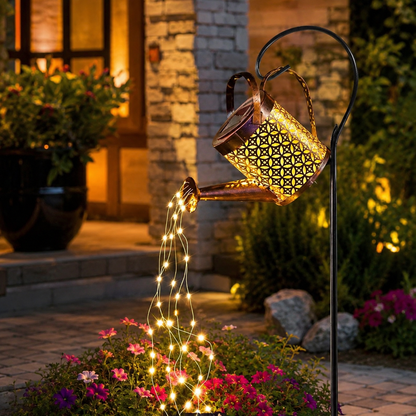 Solar Outdoor Garden Light with LED Starry Glow | Lumivio