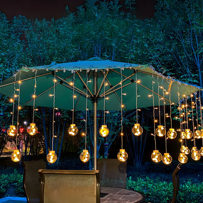 Solar Outdoor String Light with Warm LED Glow | Lumivaro