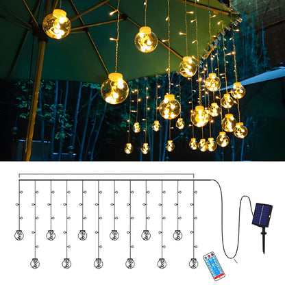 Solar Outdoor String Light with Warm LED Glow | Lumivaro