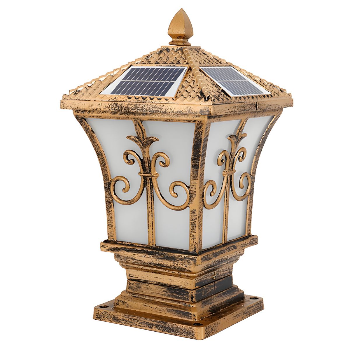 Solar Rectangle Metal Garden Patio Outdoor Light | Lantora
