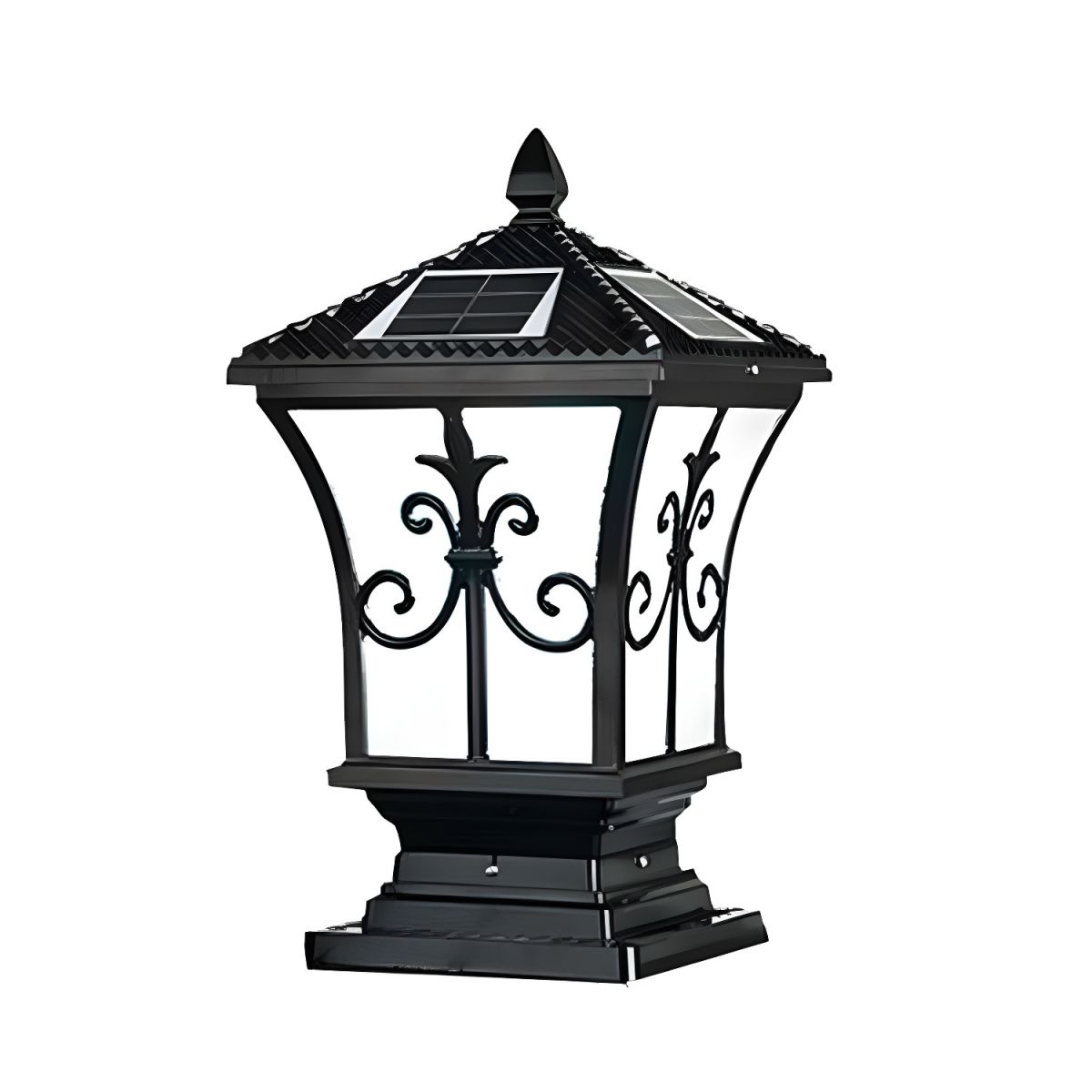 Solar Rectangle Metal Garden Patio Outdoor Light | Lantora