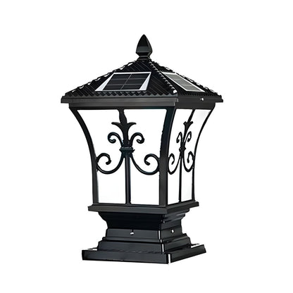 Solar Rectangle Metal Garden Patio Outdoor Light | Lantora