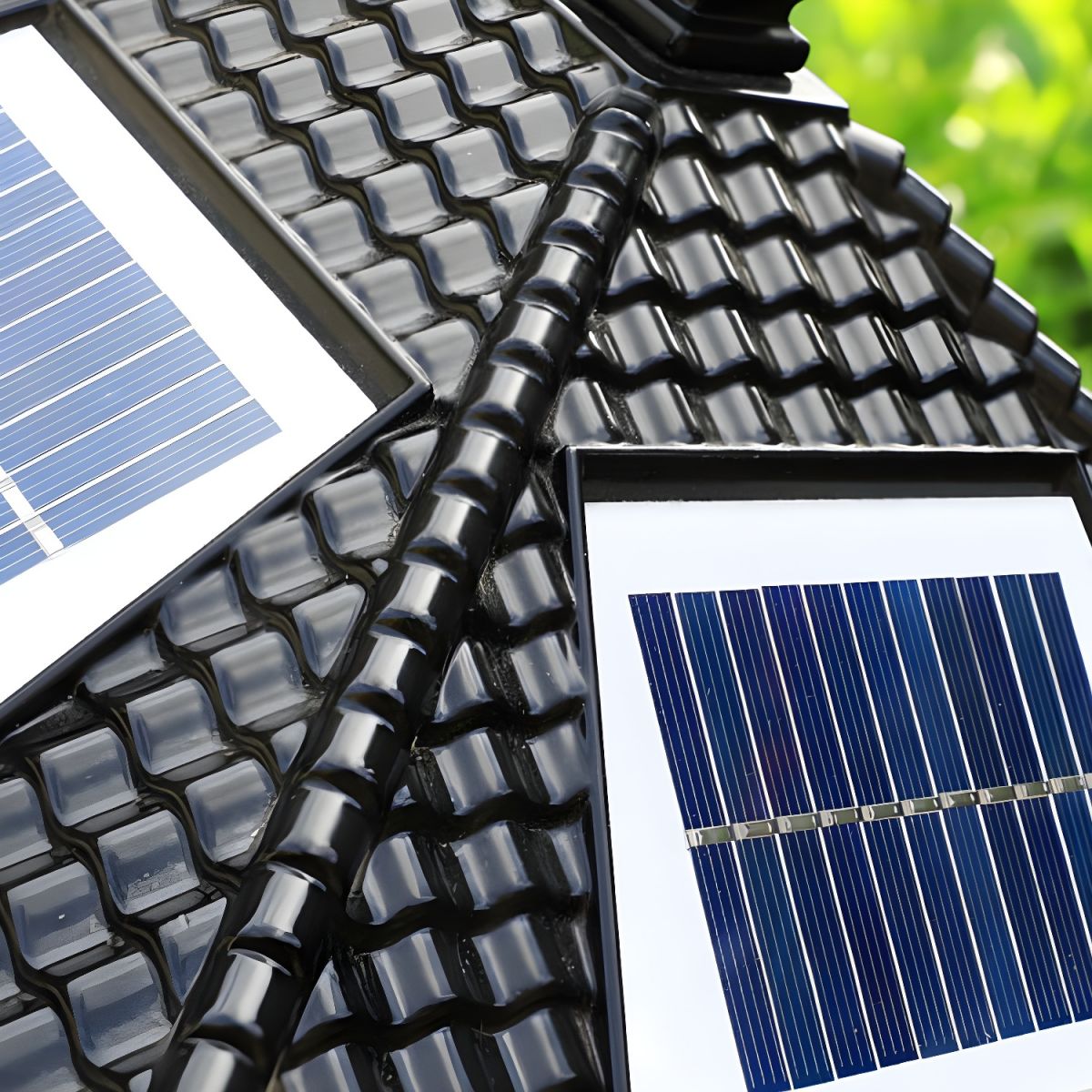 Solar Rectangle Metal Garden Patio Outdoor Light | Lantora