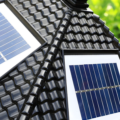 Solar Rectangle Metal Garden Patio Outdoor Light | Lantora