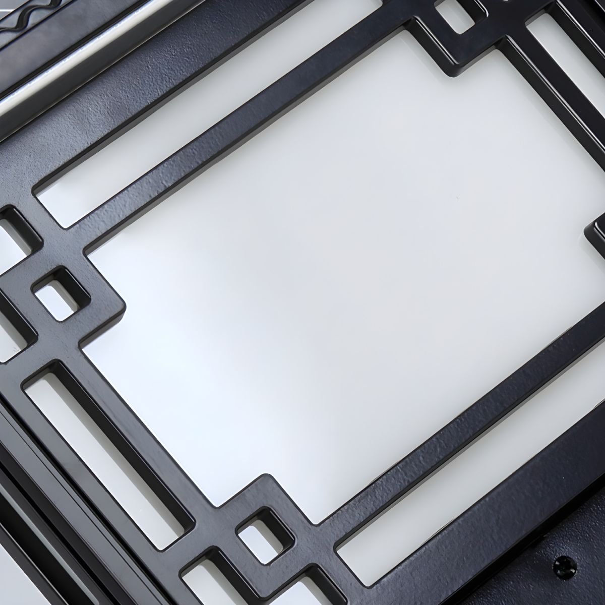 Solar Square Metal Outdoor Light for Modern Areas | Tilvora