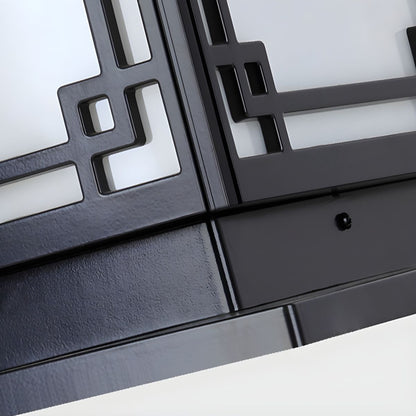 Solar Square Metal Outdoor Light for Modern Areas | Tilvora