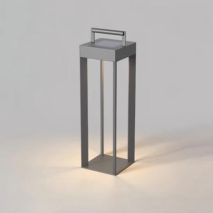 Solar Steel Outdoor Lantern in Minimal Style | Gleamlit