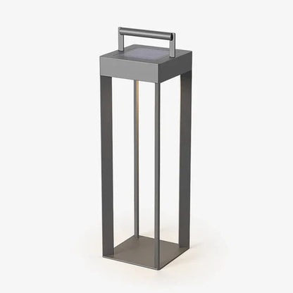 Solar Steel Outdoor Lantern in Minimal Style | Gleamlit