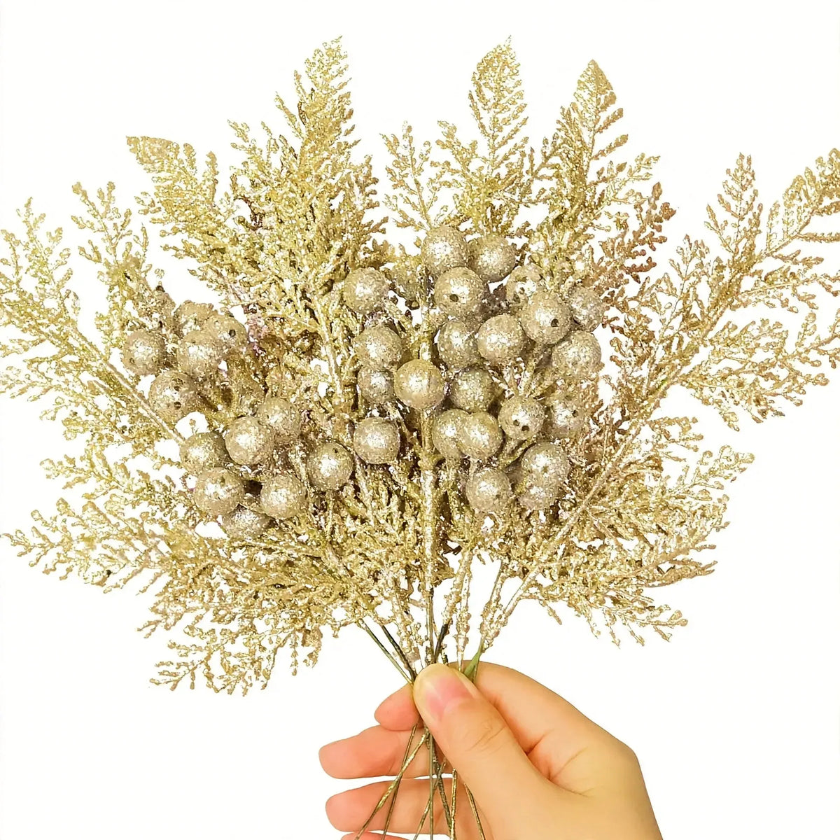 Sparkling Christmas Tree Berry Picks