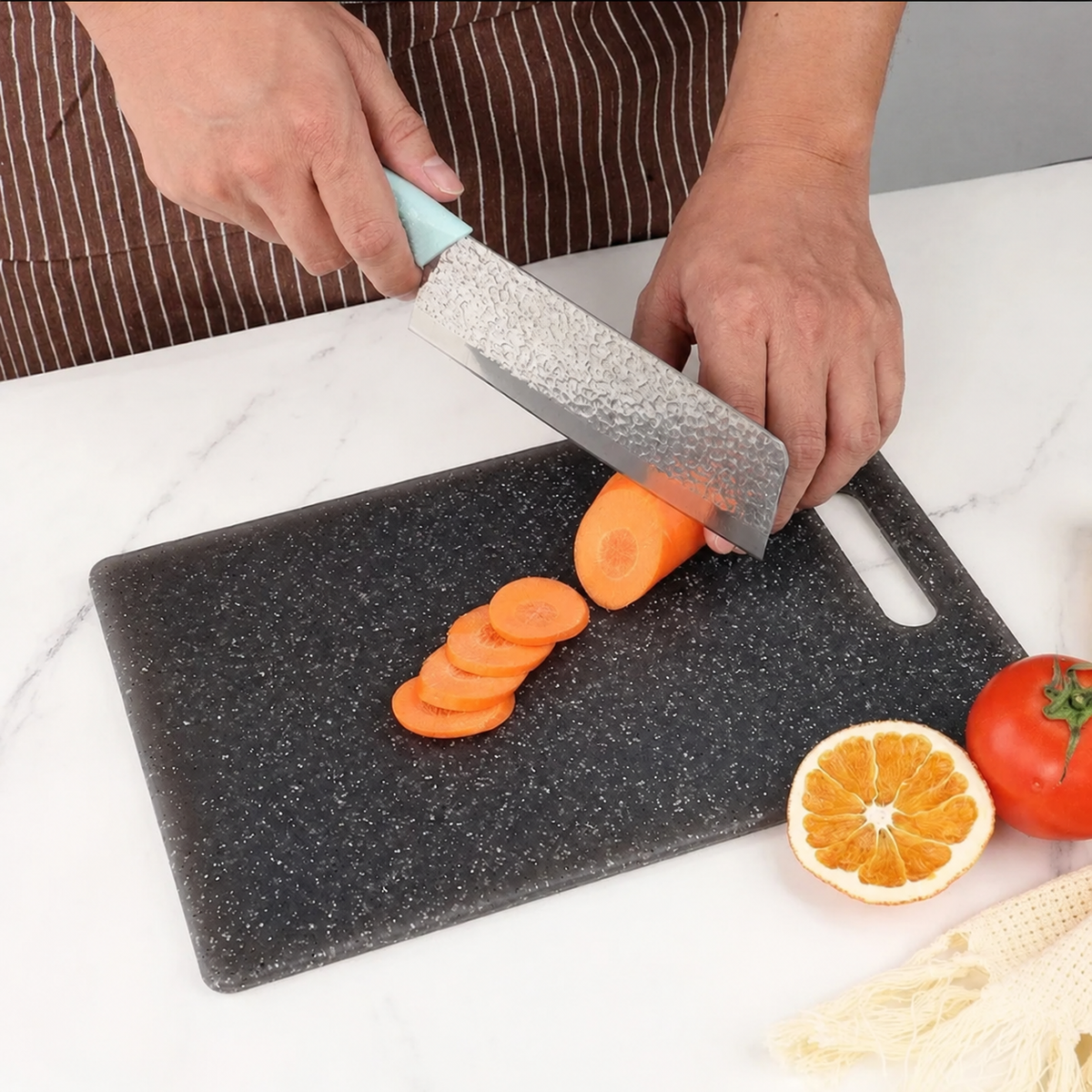 Speckled Kitchen Cutting Board with Handle