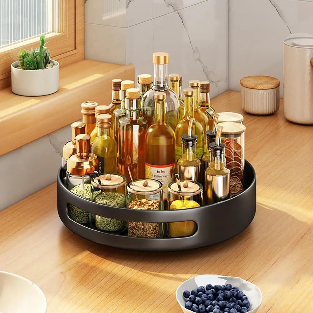 Spice Rack 360 Degree Rotating Countertop Organizer