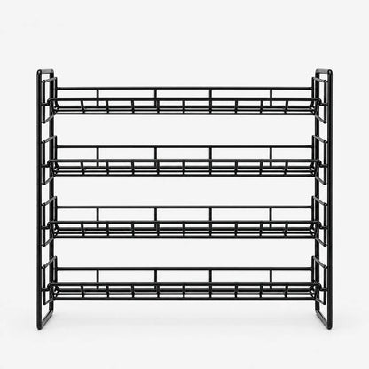 Spice Rack Foldable Four Tier Wire Organizer