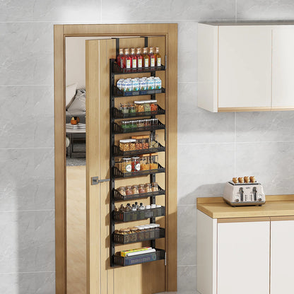 Spice Rack Over the Door Multi Tier Pantry Organizer
