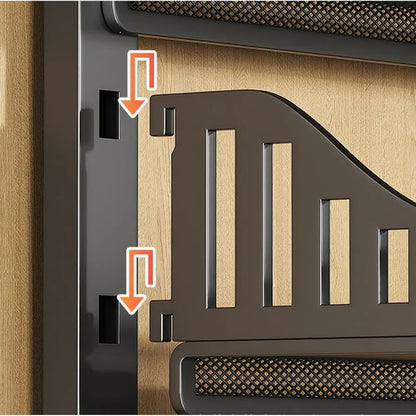 Spice Rack Over the Door Multi Tier Pantry Organizer