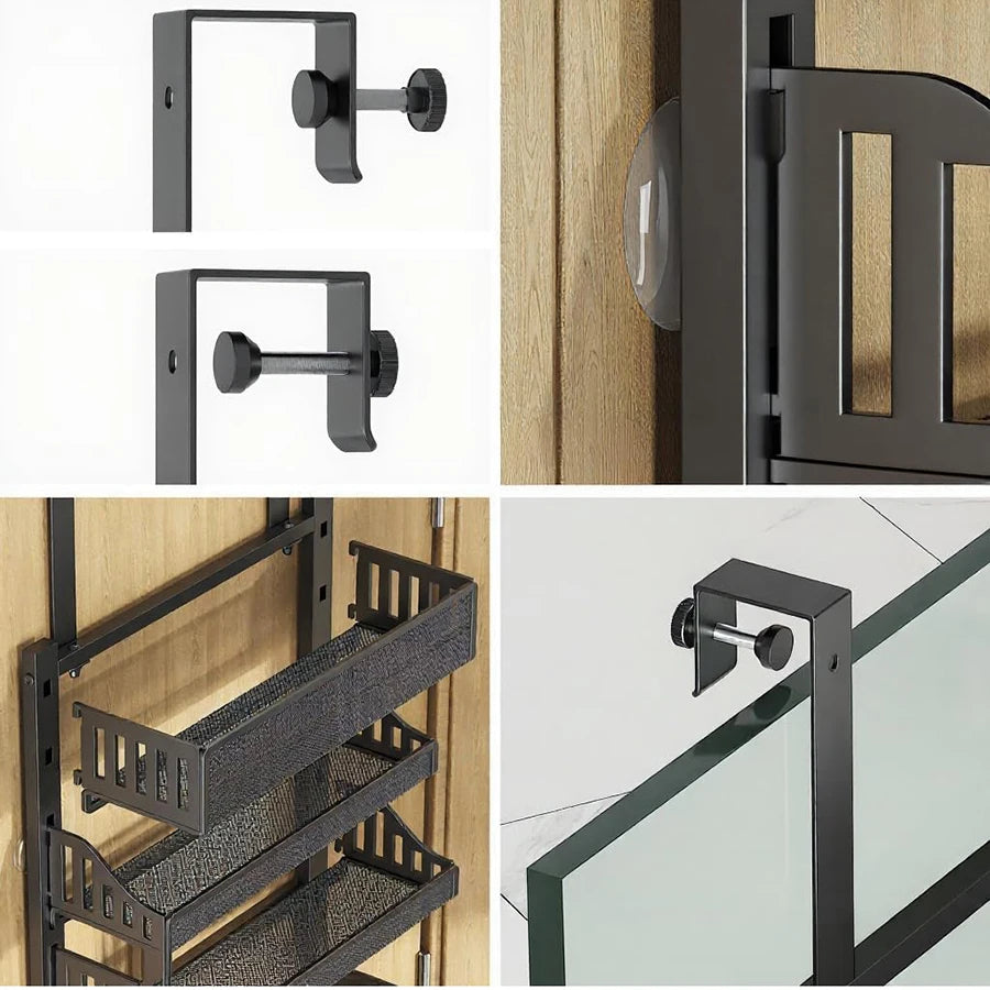 Spice Rack Over the Door Multi Tier Pantry Organizer