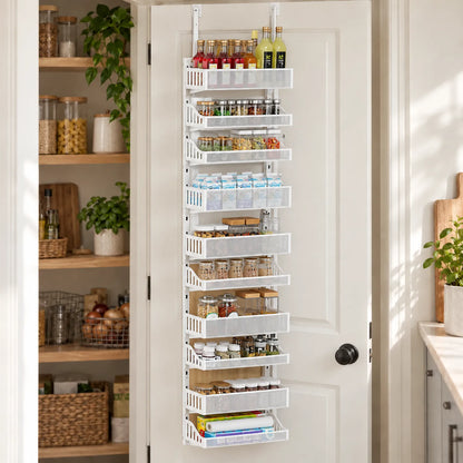 Spice Rack Over the Door Multi Tier Pantry Organizer