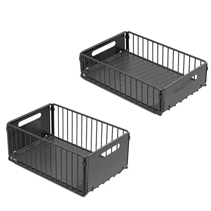Spice Rack Pull Out Cabinet Organizer with Sliding Rails