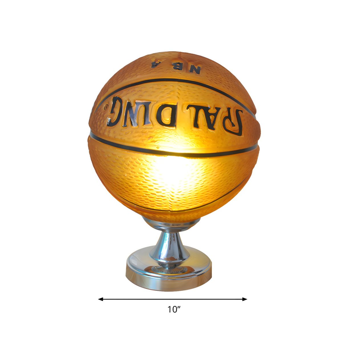 Sports Style Glass Shade Table Lamp For Childrens Room | Aurynex