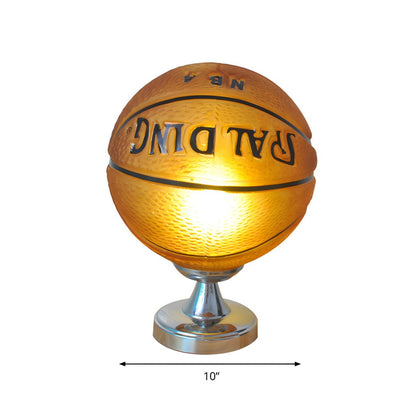 Sports Style Glass Shade Table Lamp For Childrens Room | Aurynex