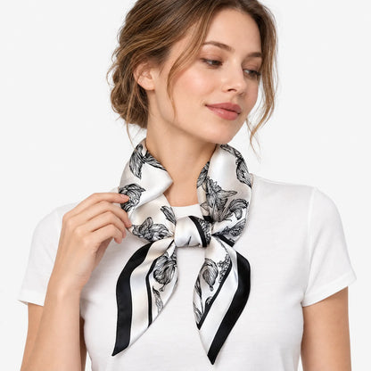 Square Printed Neck Scarf