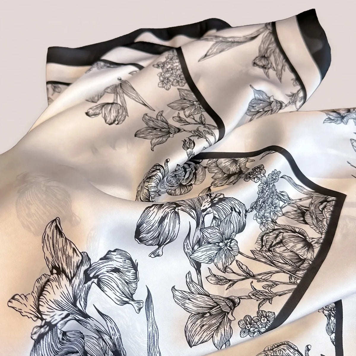 Square Printed Neck Scarf