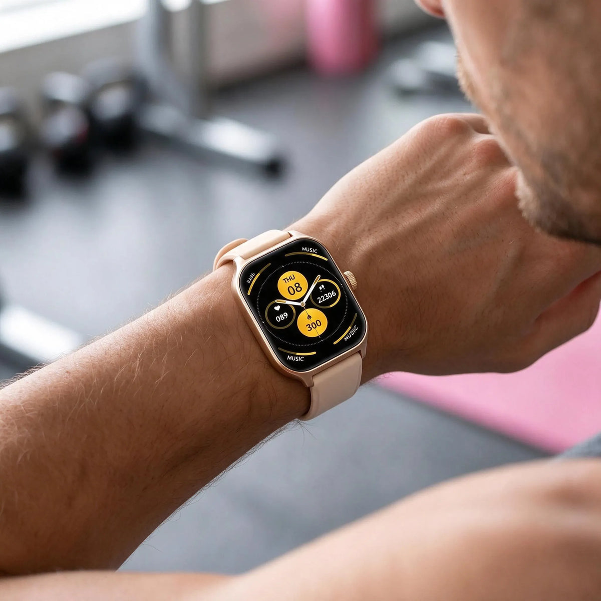 Square Touchscreen Bluetooth Smart Watch