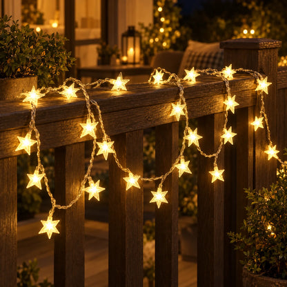 Star LED Christmas Fairy String Lights