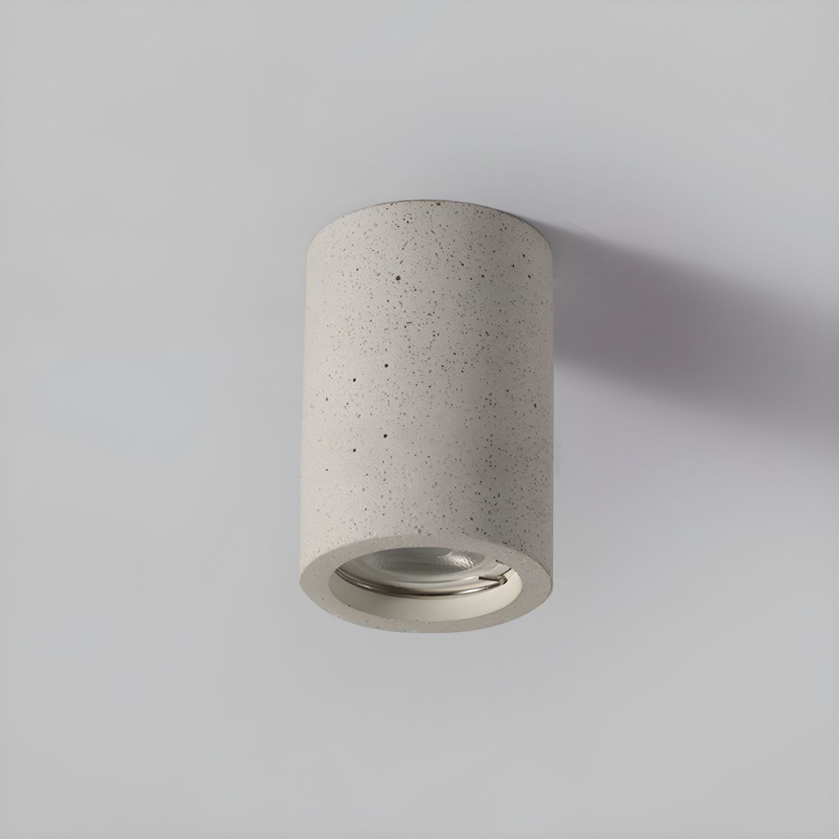 Stone Cylinder Ceiling Light Japanese Minimalist | Stoniva