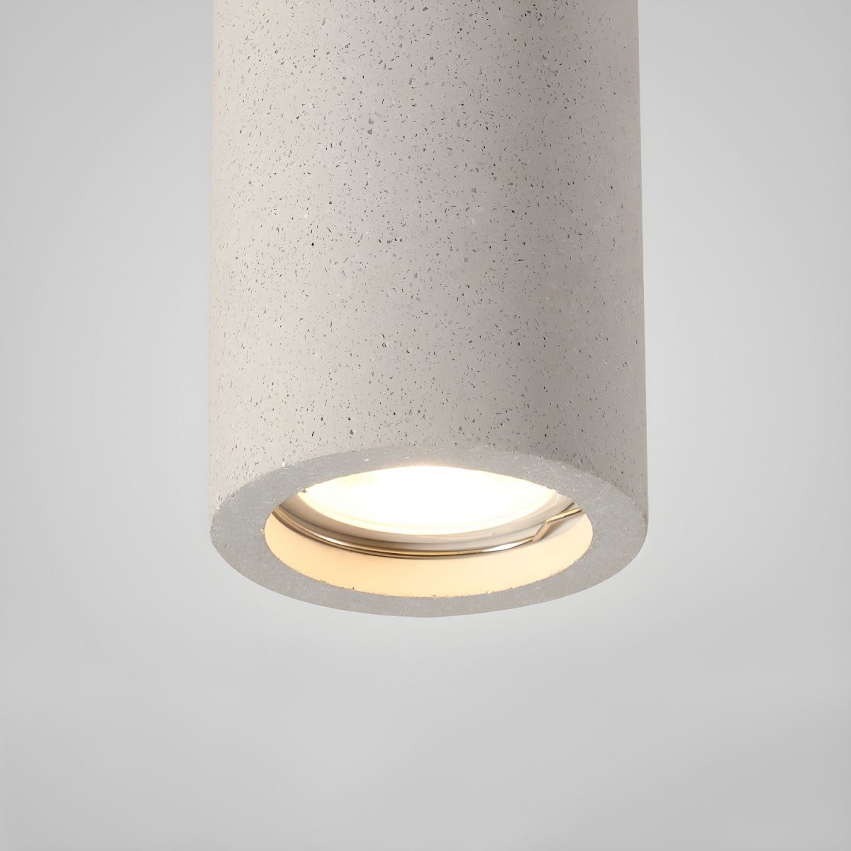 Stone Cylinder Ceiling Light Japanese Minimalist | Stoniva