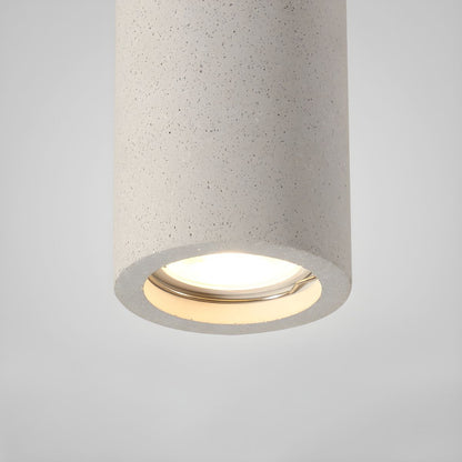 Stone Cylinder Ceiling Light Japanese Minimalist | Stoniva