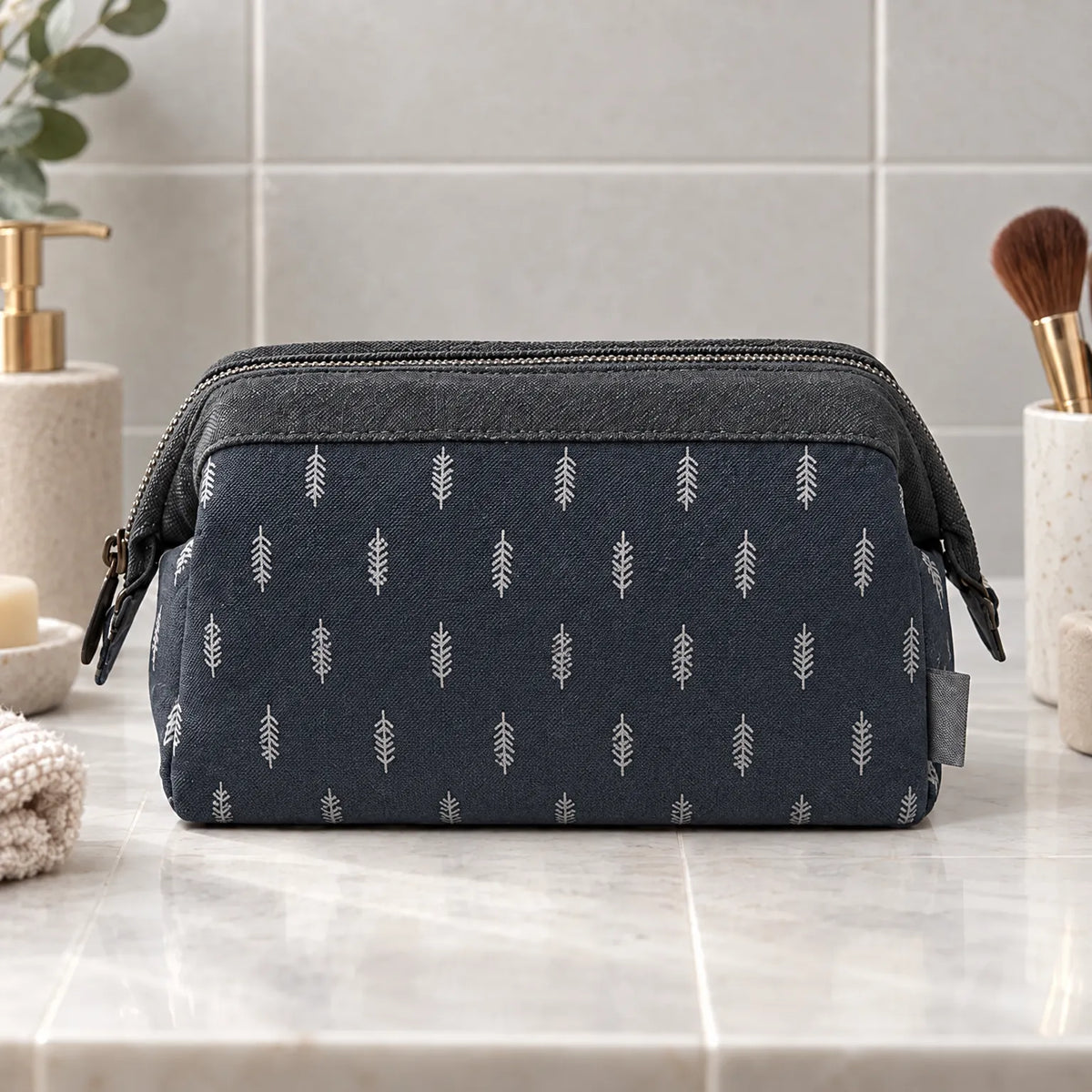 Structured Travel Cosmetic Bag