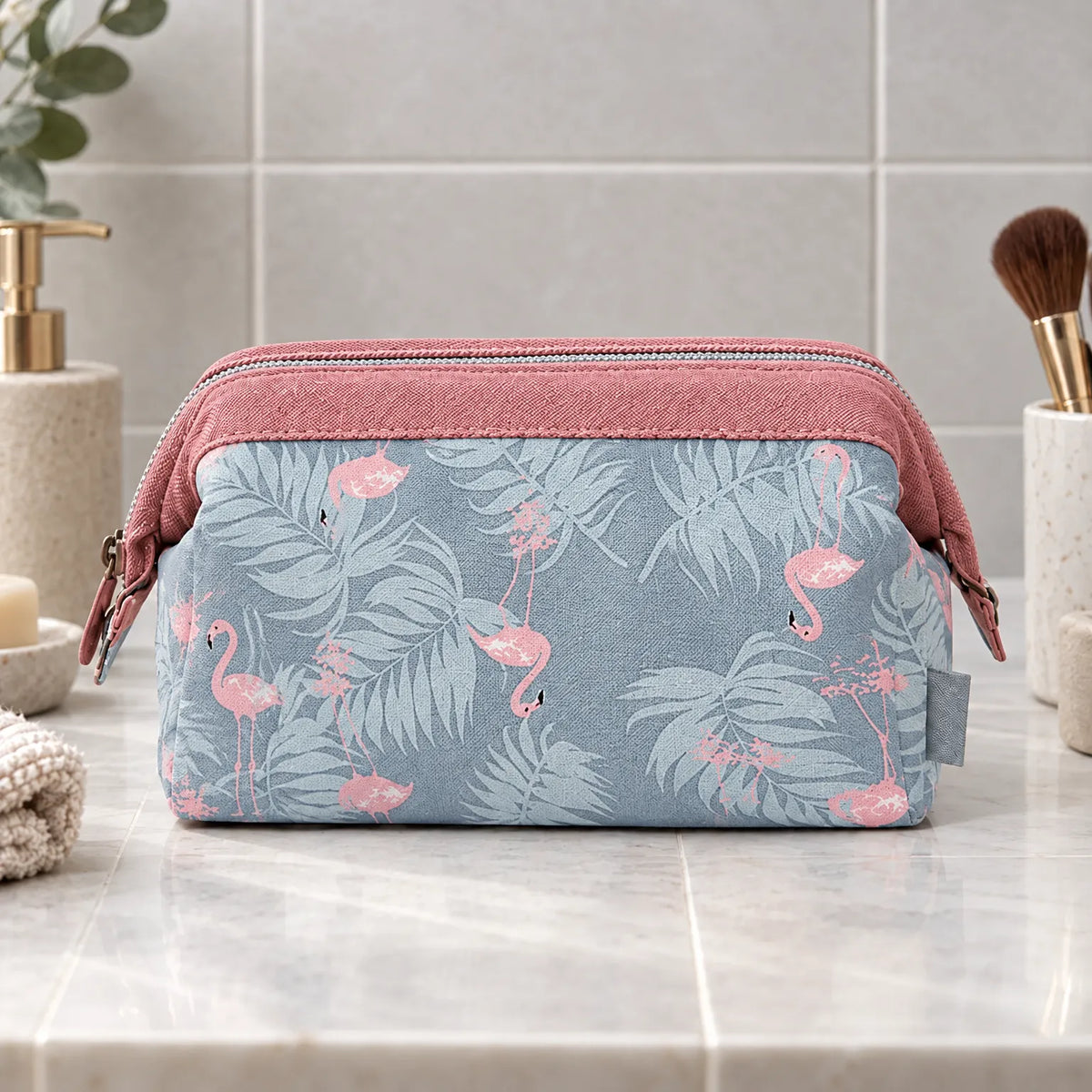 Structured Travel Cosmetic Bag
