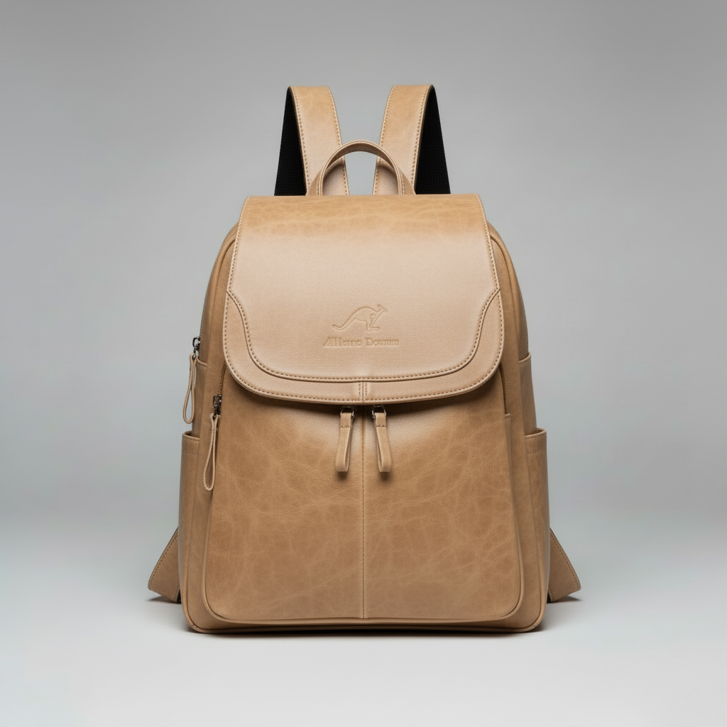 Vintage Leather Backpack | Stylish Travel Backpack for Women