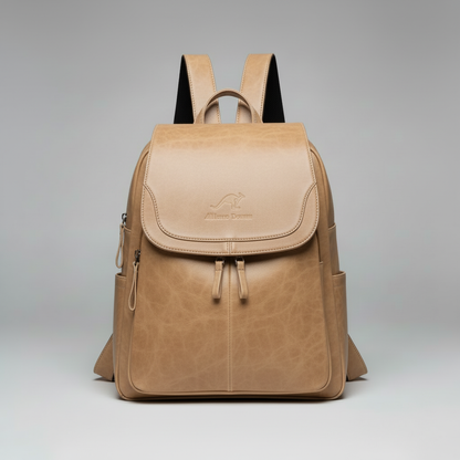 Vintage Leather Backpack | Stylish Travel Backpack for Women